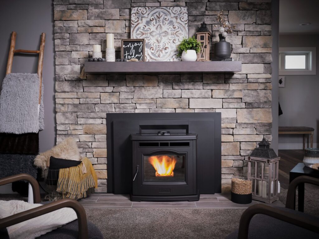 pellet fireplace insert