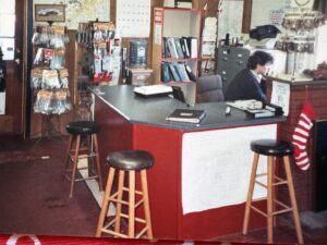 Bill working at The Stove Shop