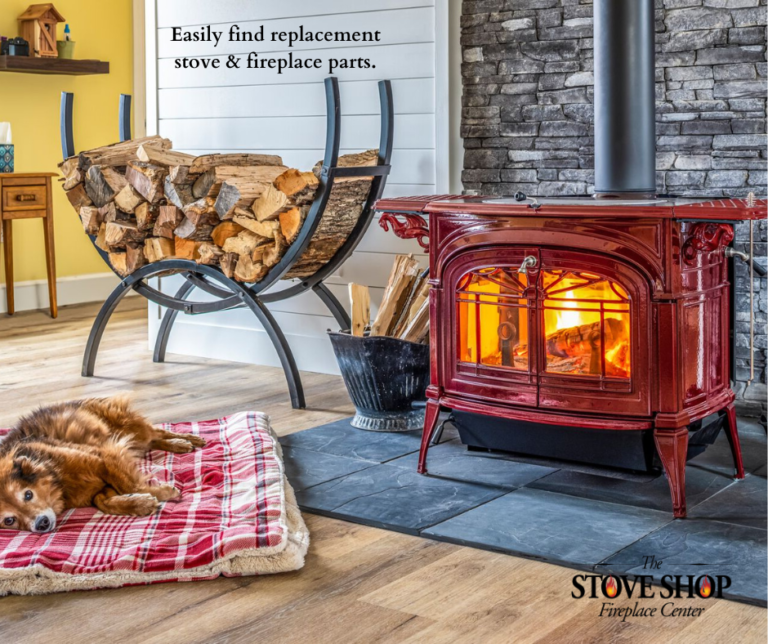 wood relaxing in front of wood stove