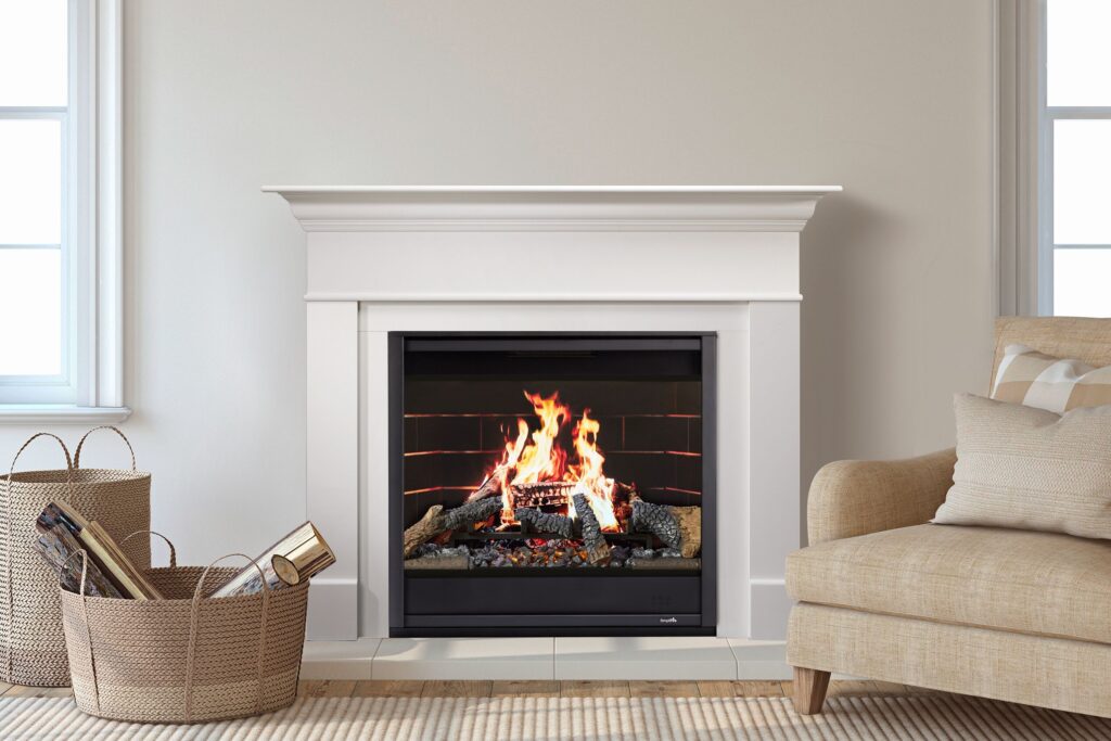 electric fireplace mantel combo kit