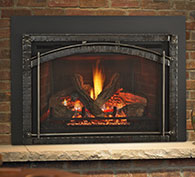 gas fireplace insert escape from heat & glo
