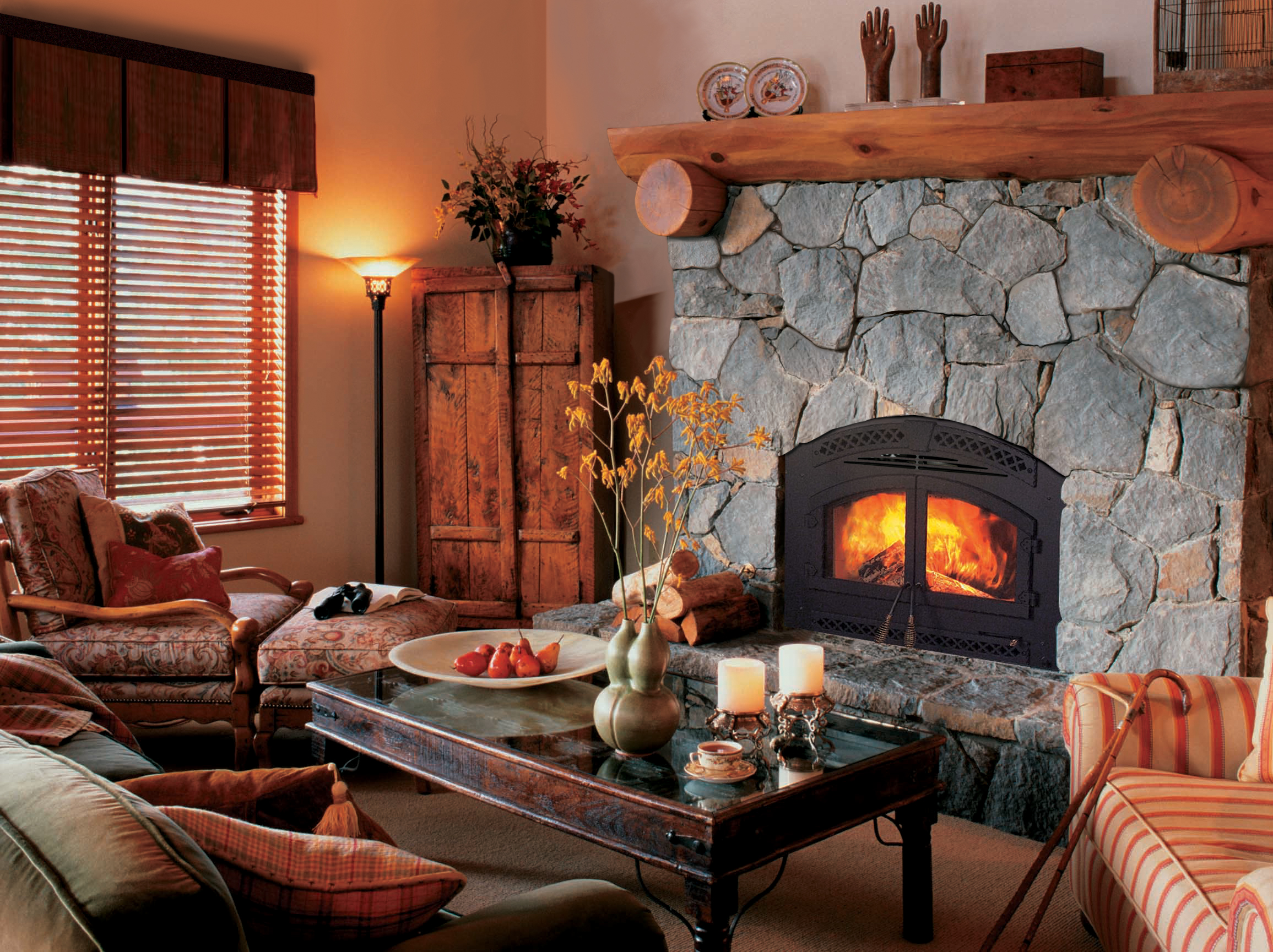 EPA Zero-Clearance Wood Fireplace