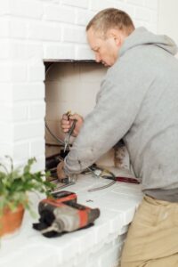 gas fireplace insert installation