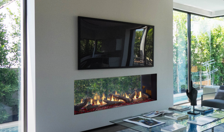 Fireplace Under TV
