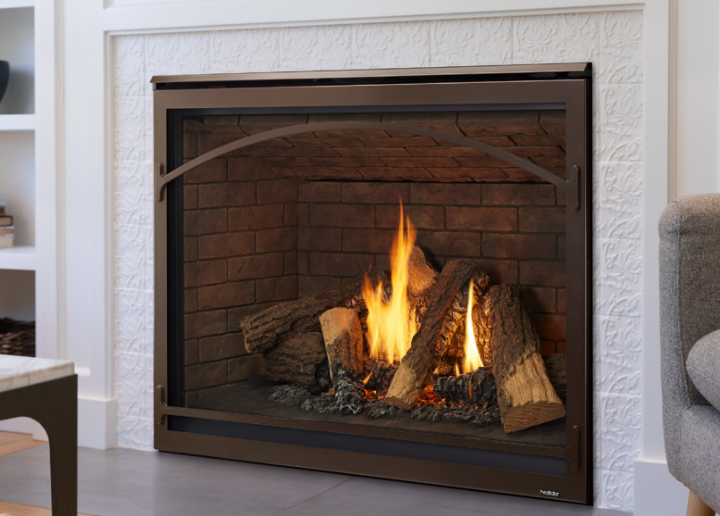 Gas Fireplace Heatilator Caliber Closeup