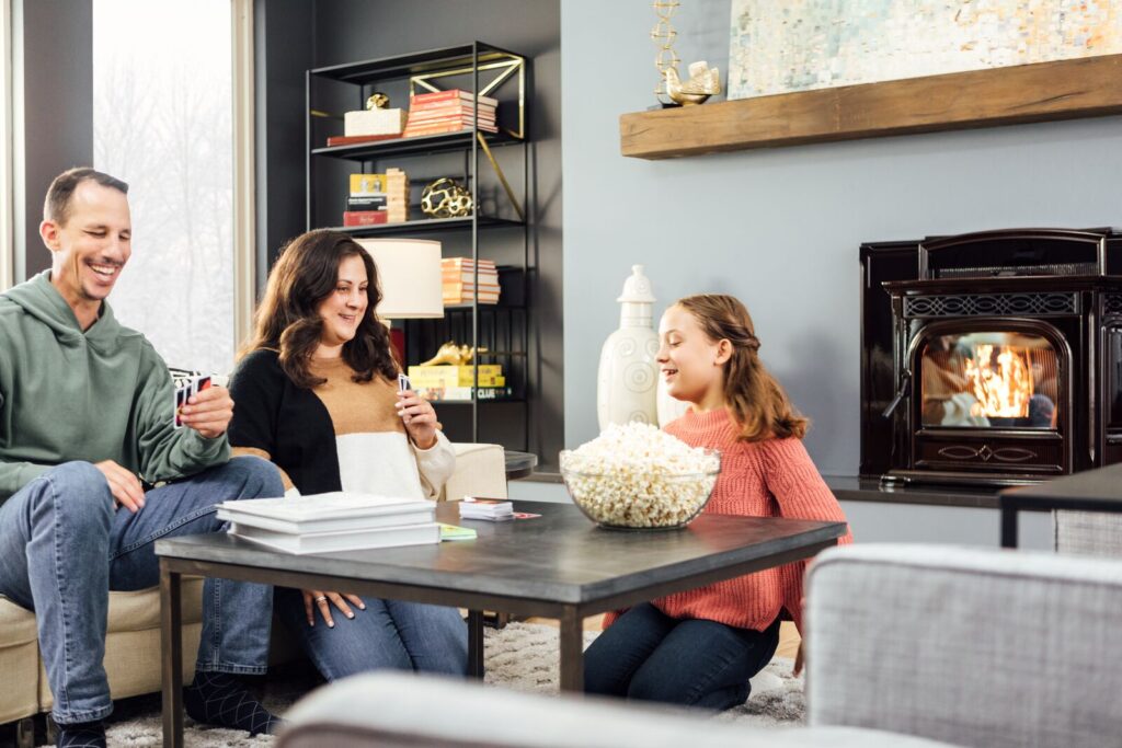 family fireplace
