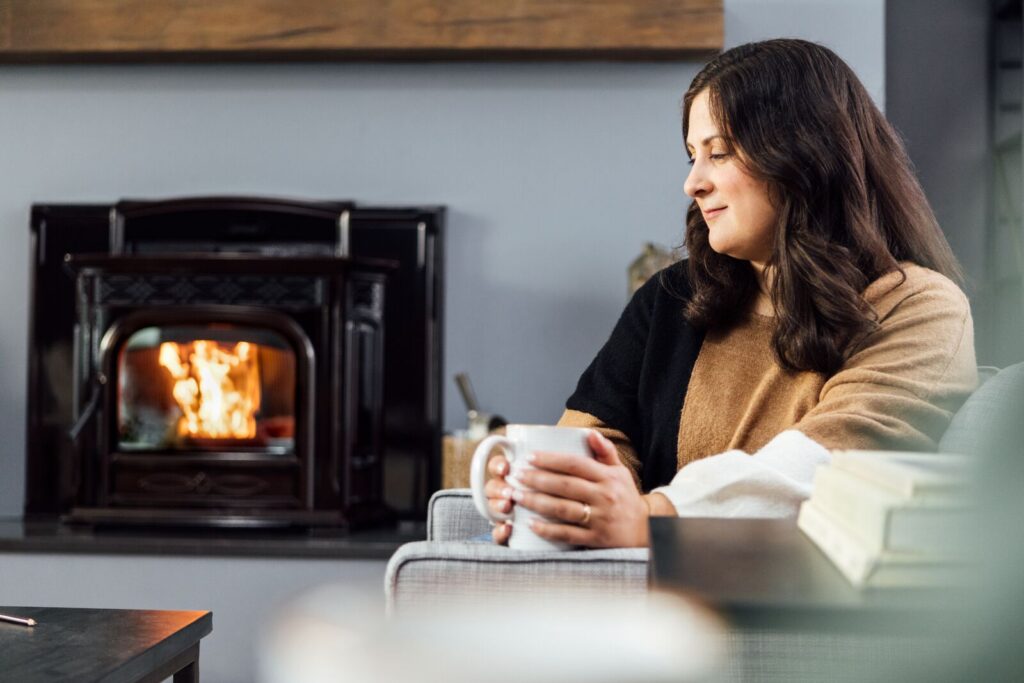 pellet fireplace insert