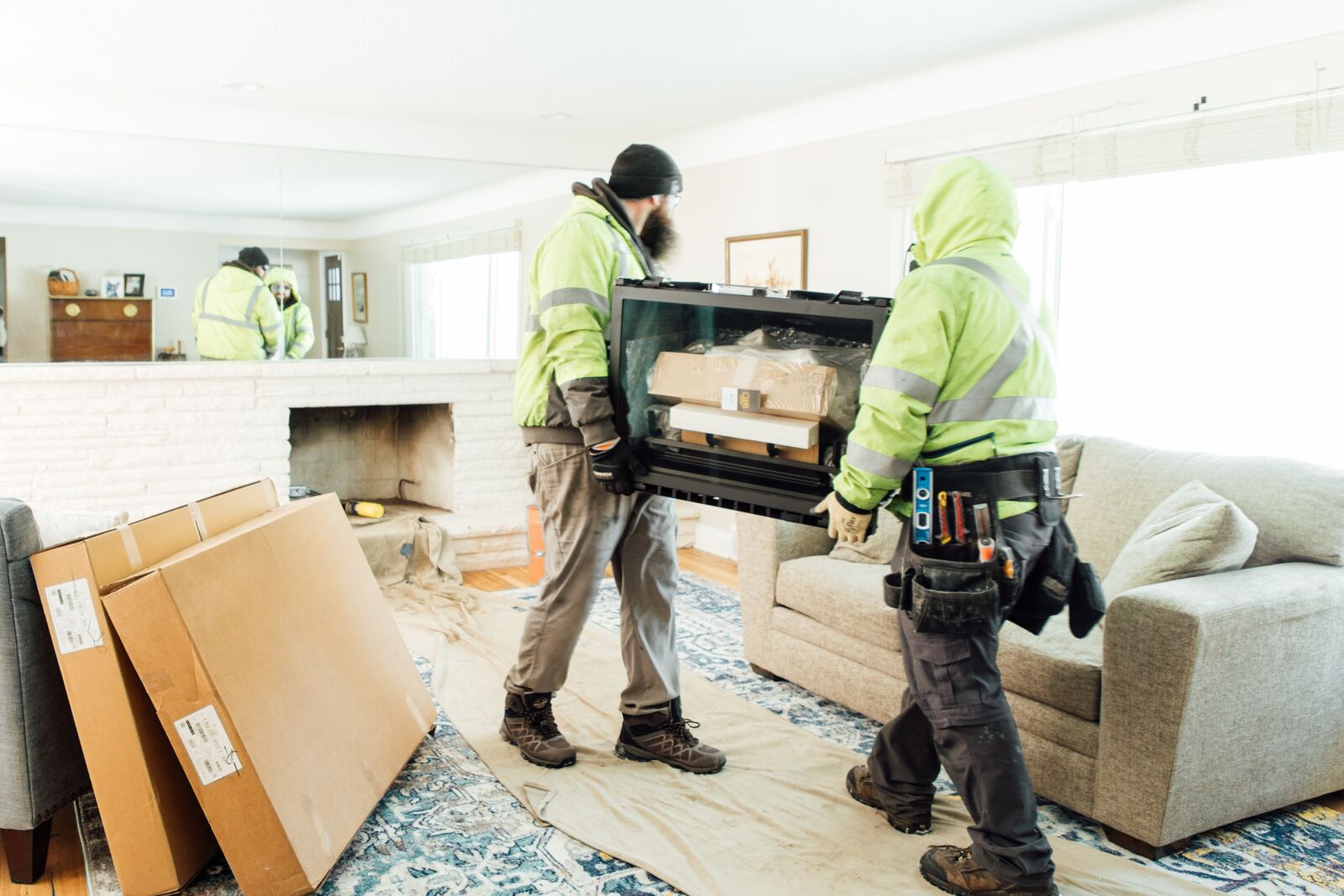gas fireplace insert installation