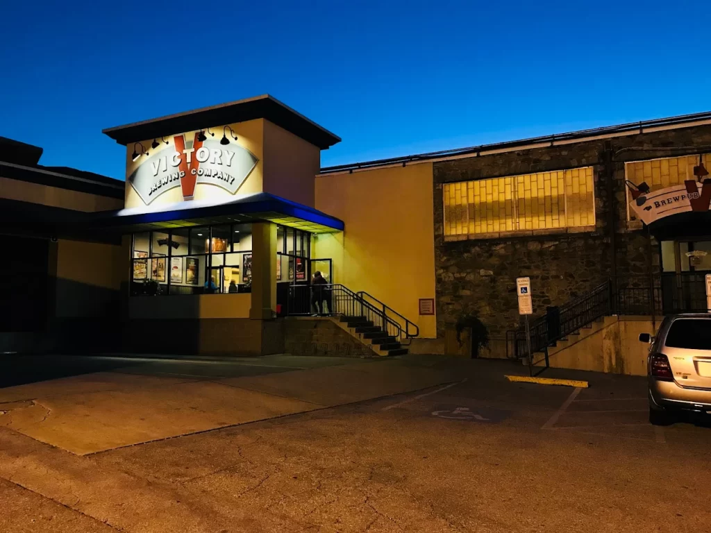 victory brewing outdoor view Downingtown pa