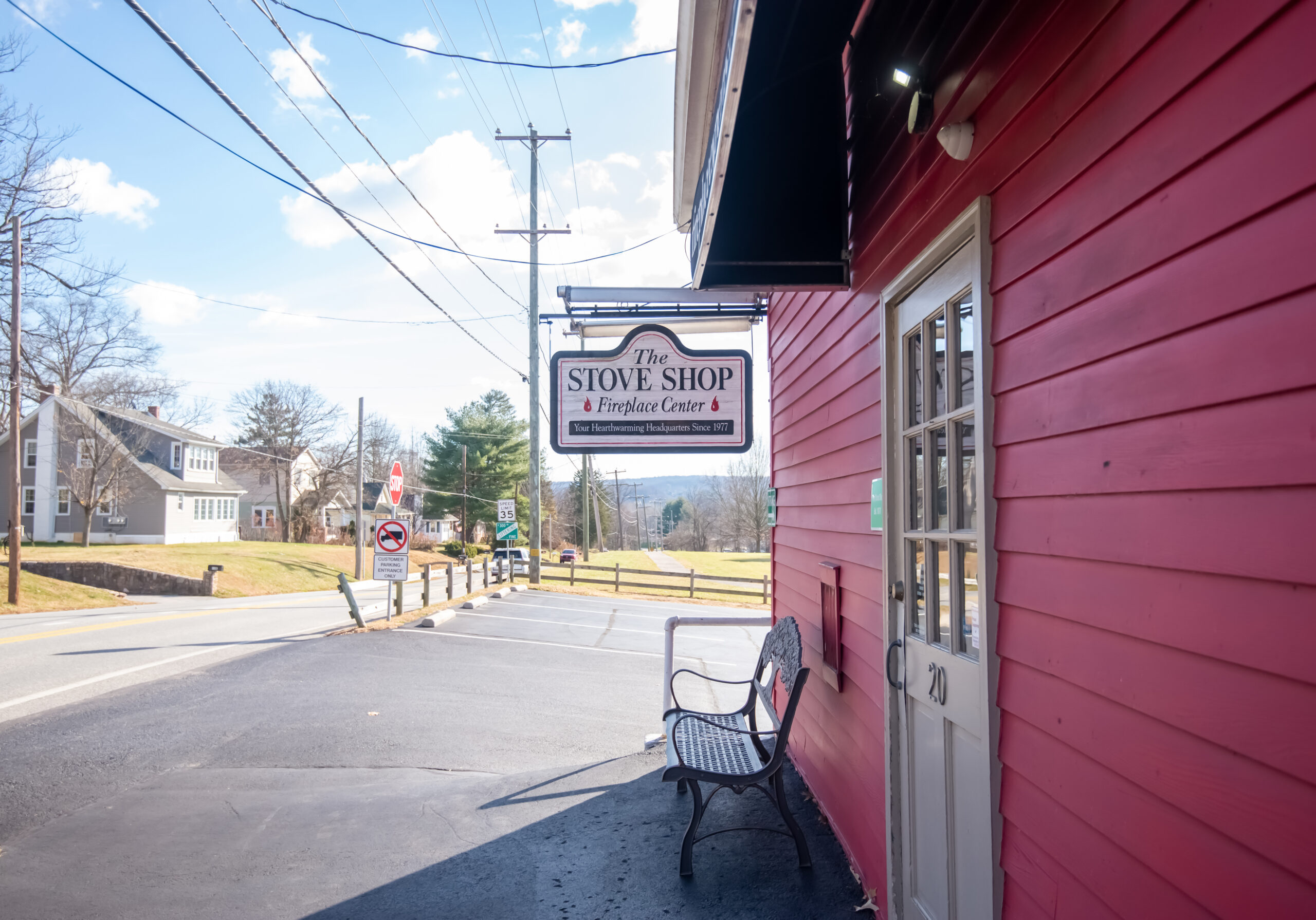 the stove shop storefront in Phoenixville PA