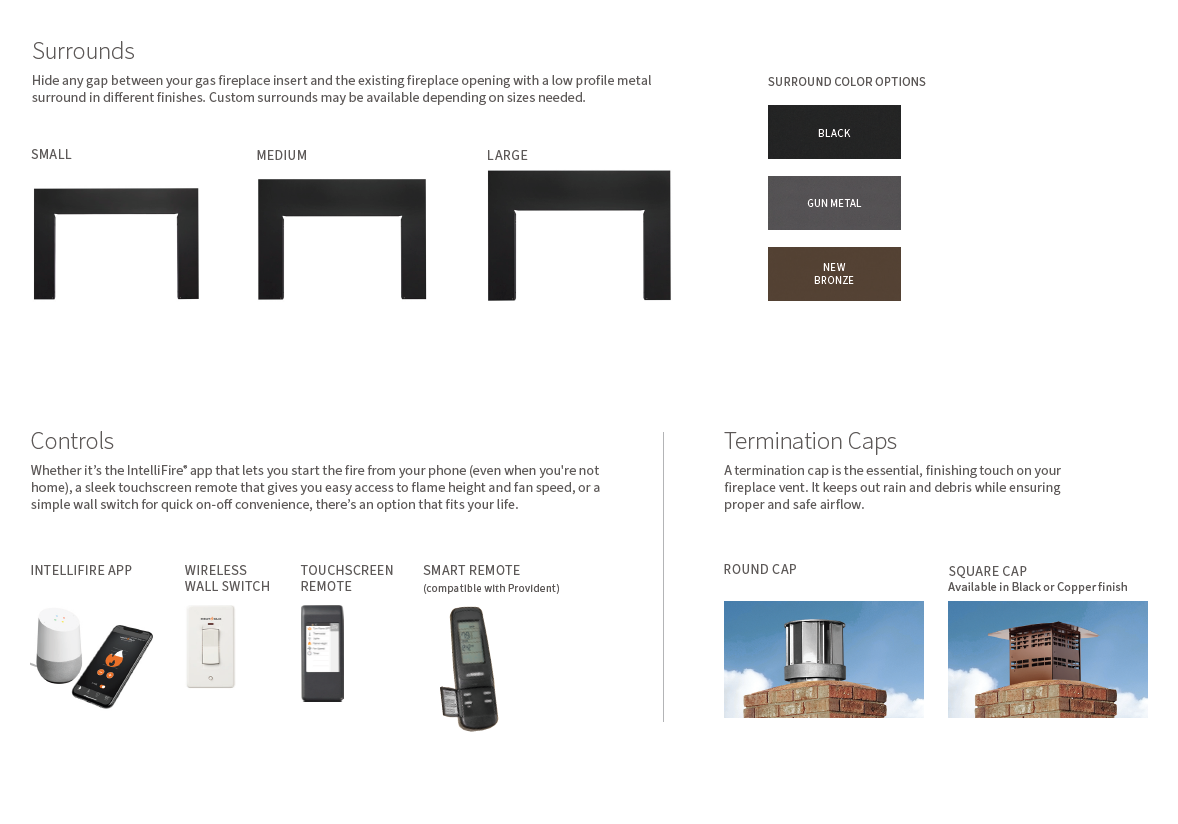gas fireplace insert options