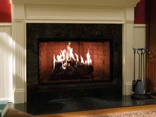 Heat & Glo Royal Hearth 42 wood fireplace
