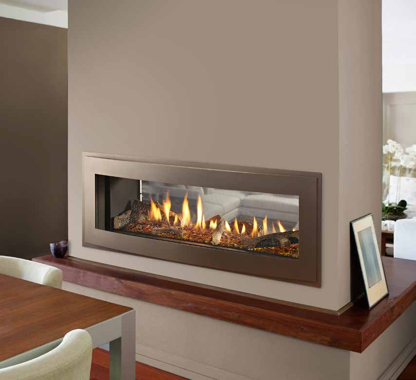 Heatilator Crave 36 See-Through gas see-through fireplace