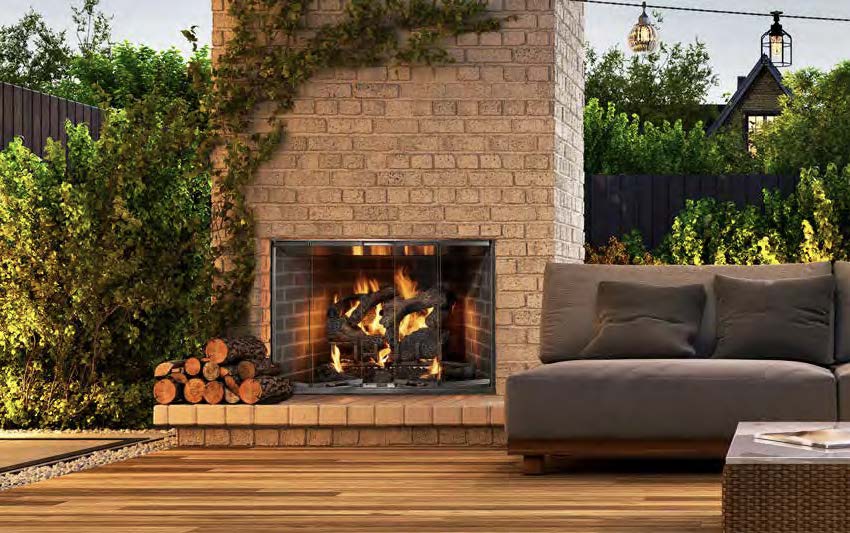 Hearth & Home Technologies Cottagewood 42 wood outdoor fireplace