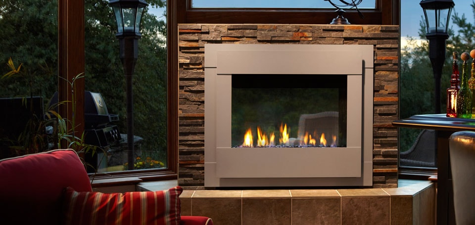 Hearth & Home Technologies Twilight Modern Indoor/Outdoor See-Through Fireplace gas indoor-outdoor fireplace