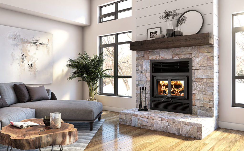 Osburn Everest II wood fireplace