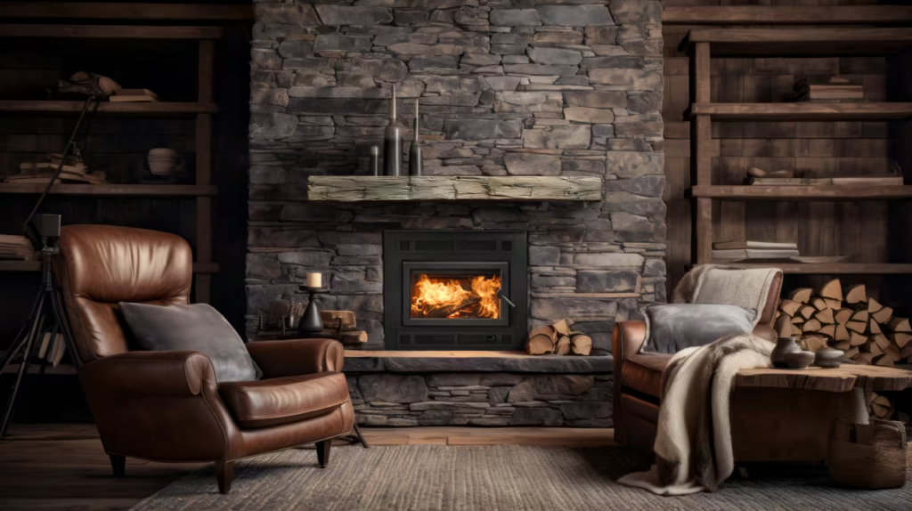 Hearth & Home Technologies Pioneer II - Rectangle Door wood fireplace