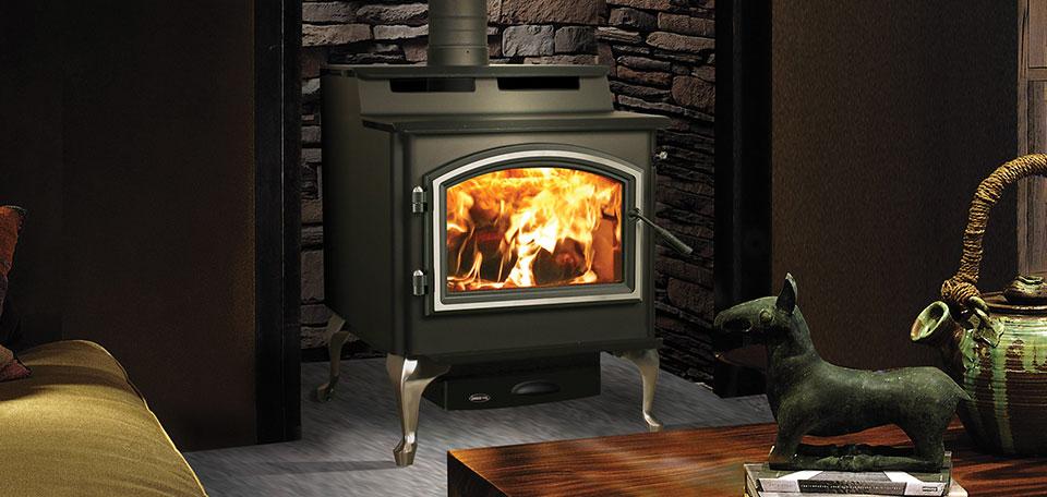 Quadrafire 5700 Step Top Wood Stove wood stove