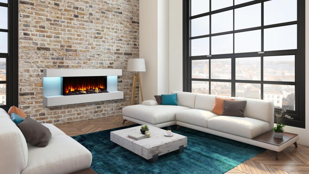 Simplifire Format Wall Mount Electric Fireplace electric fireplace