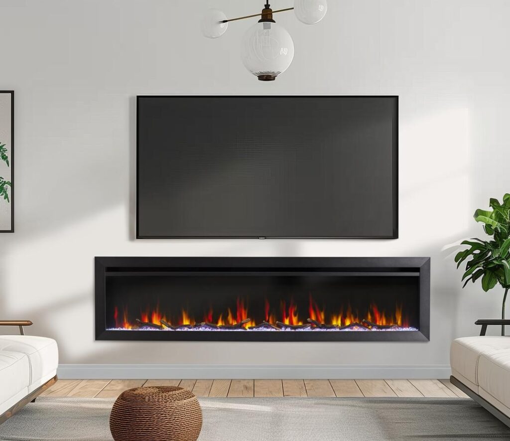 Simplifire Allusion Slim 72 electric fireplace
