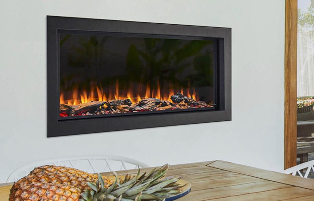 Simplifire Forum 43 Outdoor Fireplace electric outdoor fireplace