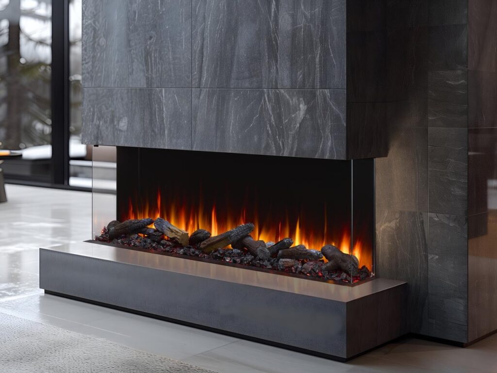 Simplifire Triton 65 electric fireplace
