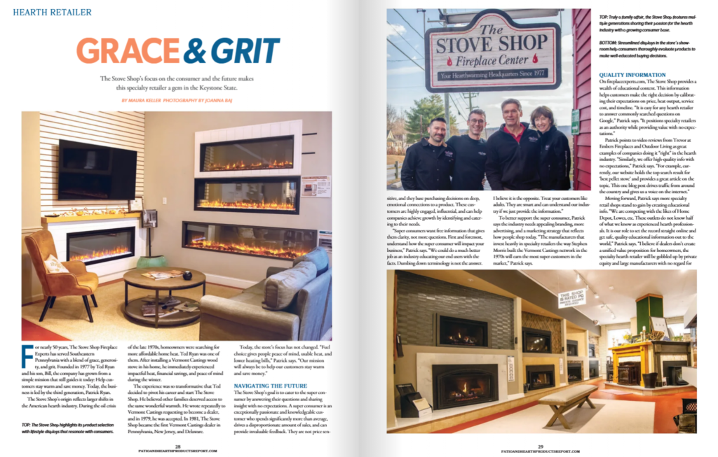 patio hearth products report article the stove shop january 2026